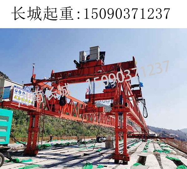 180T架橋機施工現(xiàn)場